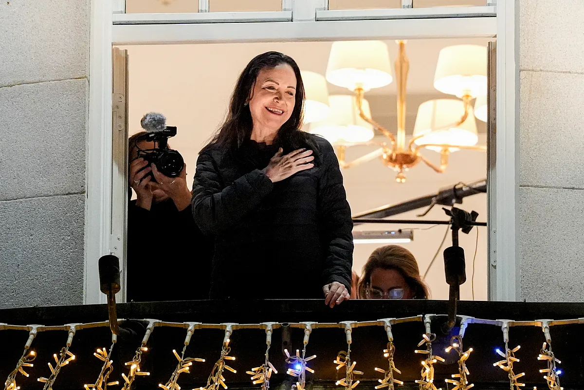 María Corina Machado reaparece en público en Oslo