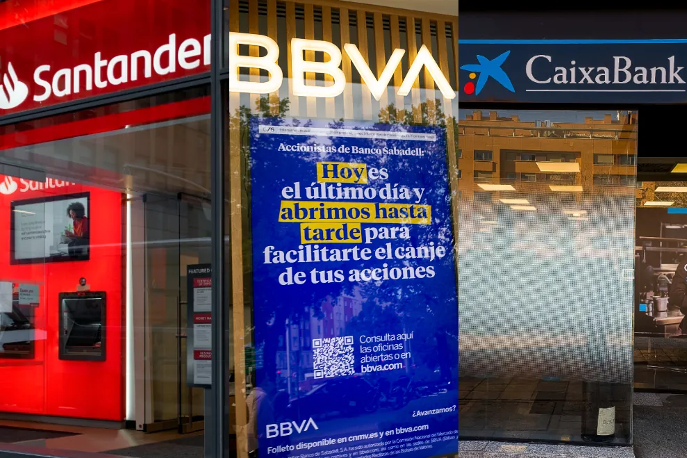 El ataque a Irán golpea el riesgo de Santander y BBVA, pero preserva a CaixaBank