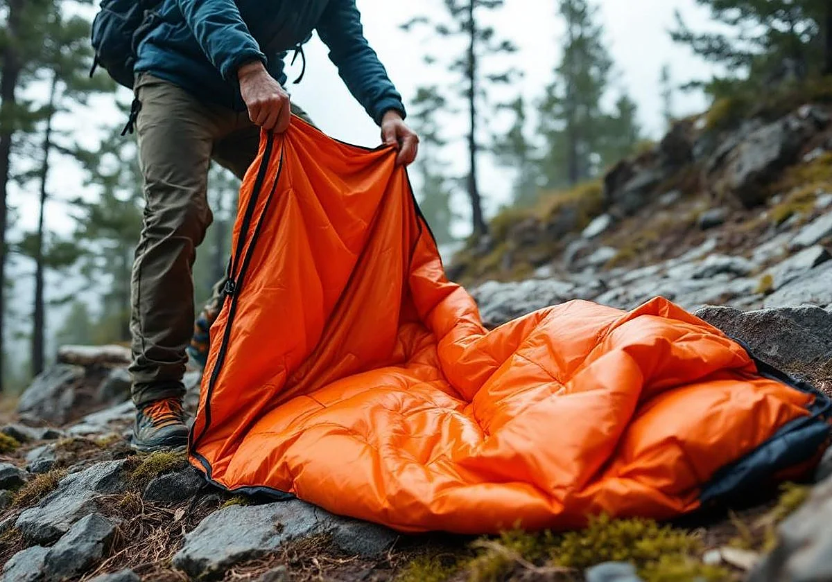 Este saco de dormir de emergencia ocupa muy poco y te puede salvar de más de un imprevisto