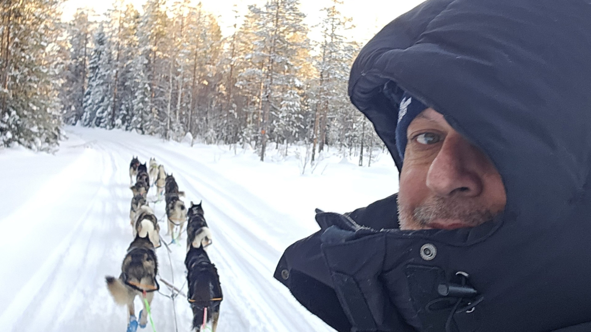 A por el reto de ser el primer musher español que acaba la Finnmarkslopet