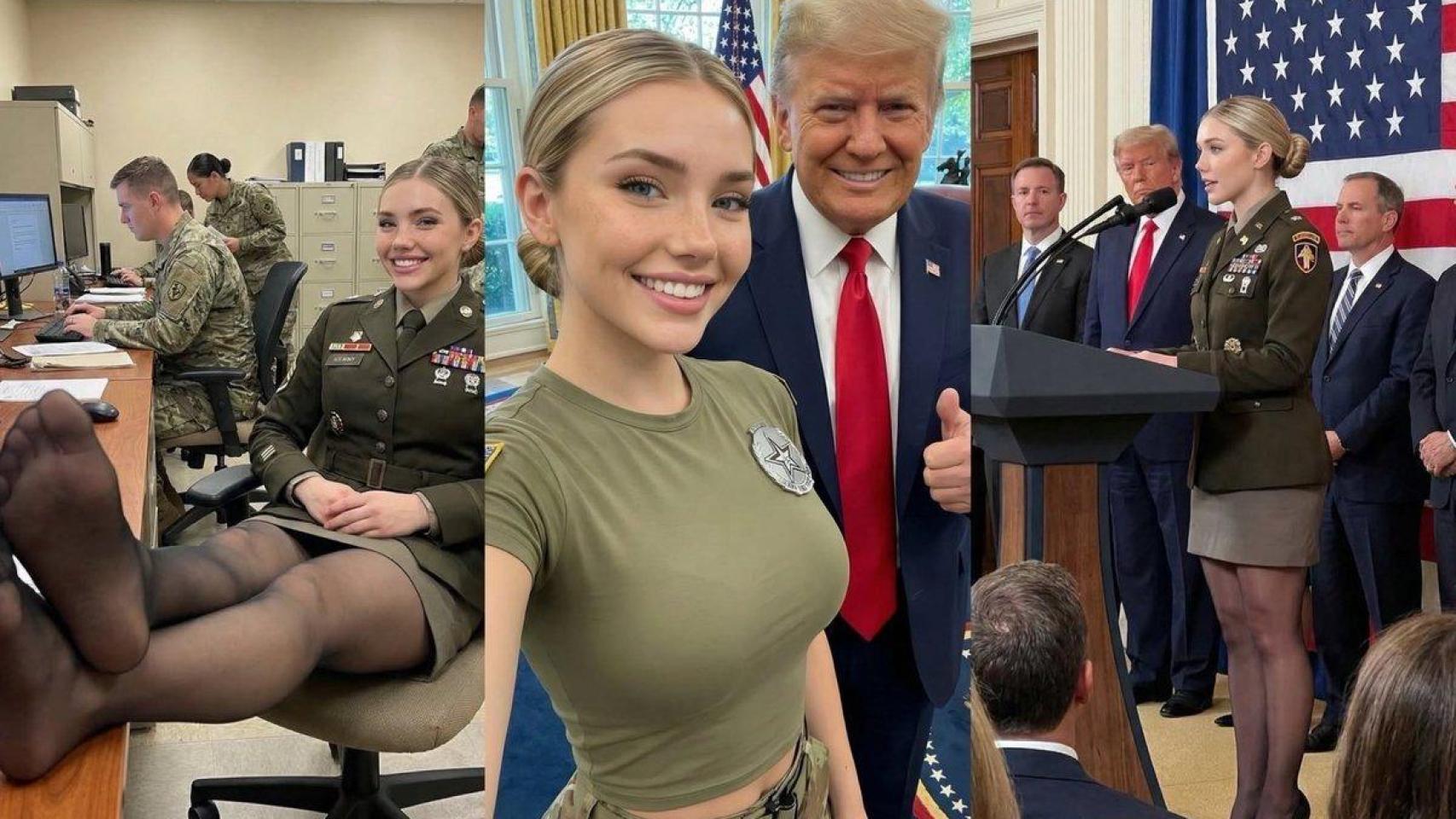 Jessica Foster, la influencer pro-Trump generada con IA que acumula más de 900.000 seguidores en Instagram