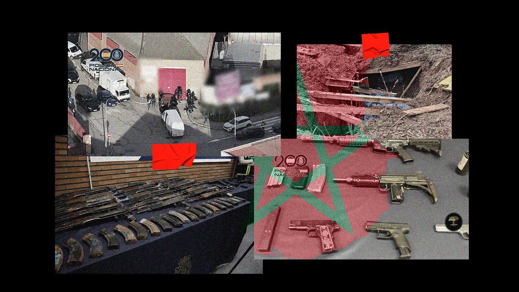 Mafias de Marruecos inundan el Guadalquivir y la Costa del Sol con AK-47: así es la 'ruta de las armas' que abastece al narco