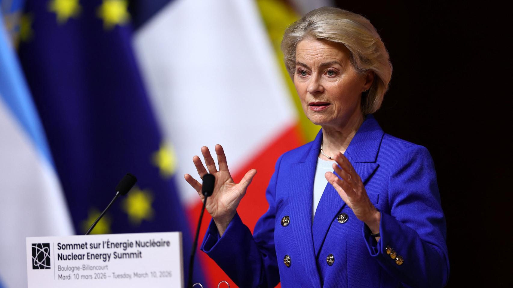Von der Leyen anuncia 200 millones para minirreactores: “Europa se equivocó al dar la espalda a la energía nuclear”