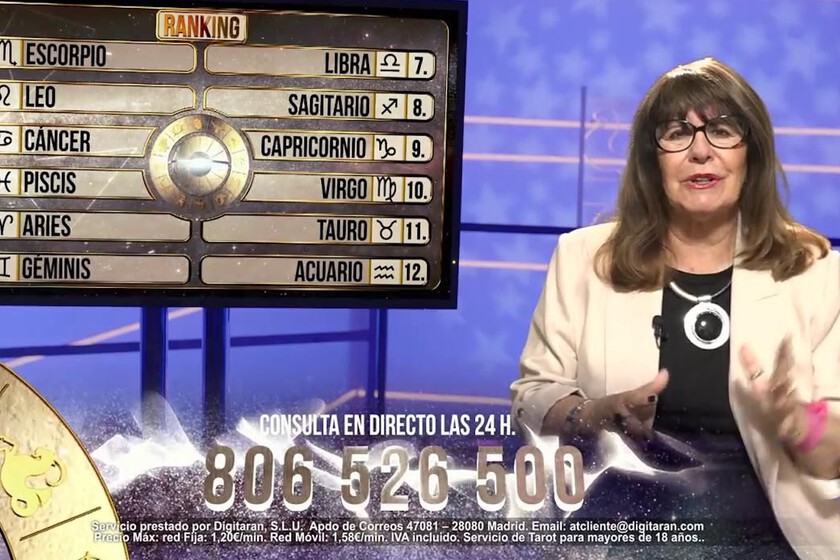Esperanza Gracia llevaba 30 años de horóscopo de madrugada. Su reinado termina porque las predicciones ya están en otros sitios