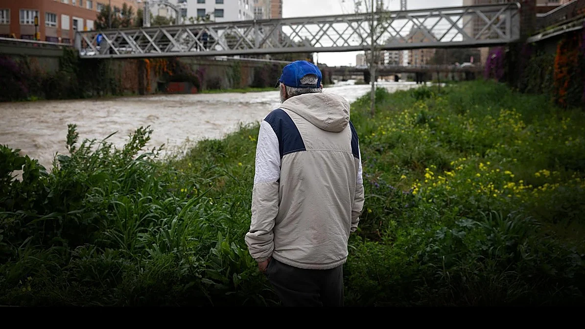 Dormir al raso en el invierno más frío y lluvioso en Málaga