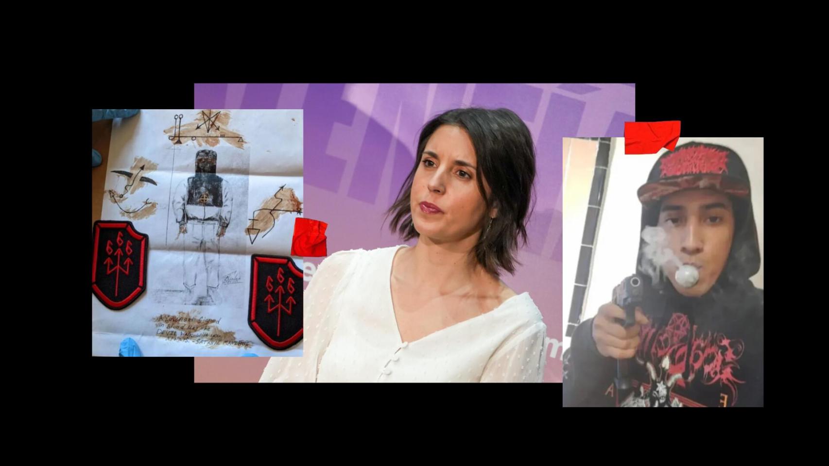 'Grupo 764', la secta satánica y neonazi fundada por un joven de 15 años que amenaza de muerte a Irene Montero