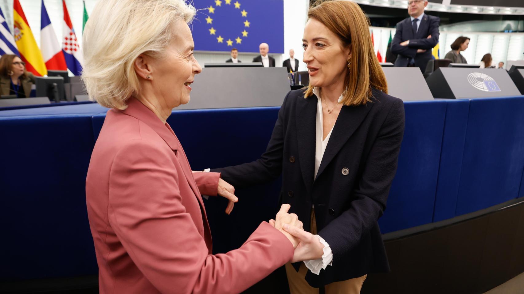 Von der Leyen mantiene su apoyo al cambio de régimen en Irán pero reivindica ahora el orden mundial tras las críticas