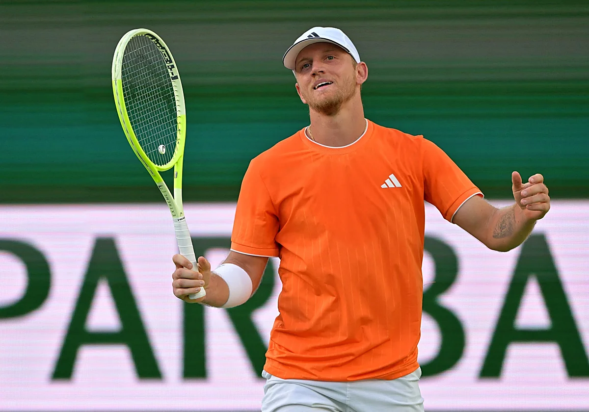 Davidovich malogra dos 'match points' ante Tien en Indian Wells