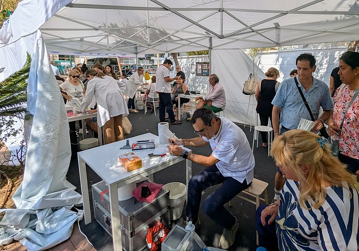 El Colegio de Farmacéuticos organiza una acción informativa en Rincón de la Victoria