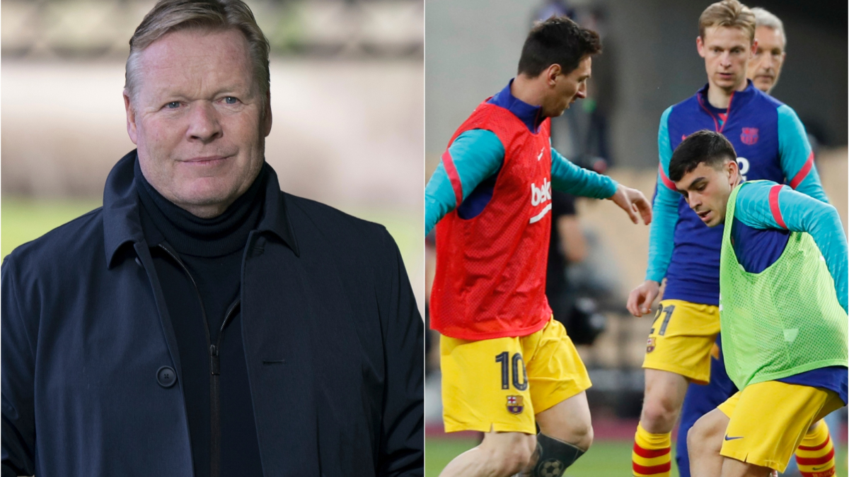 Koeman: "Messi sólo le pasaba el balón a Pedri"