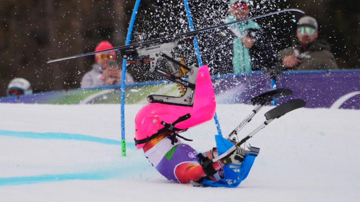 Audrey Pascual, sin opciones de pleno tras una caída en el Gigante