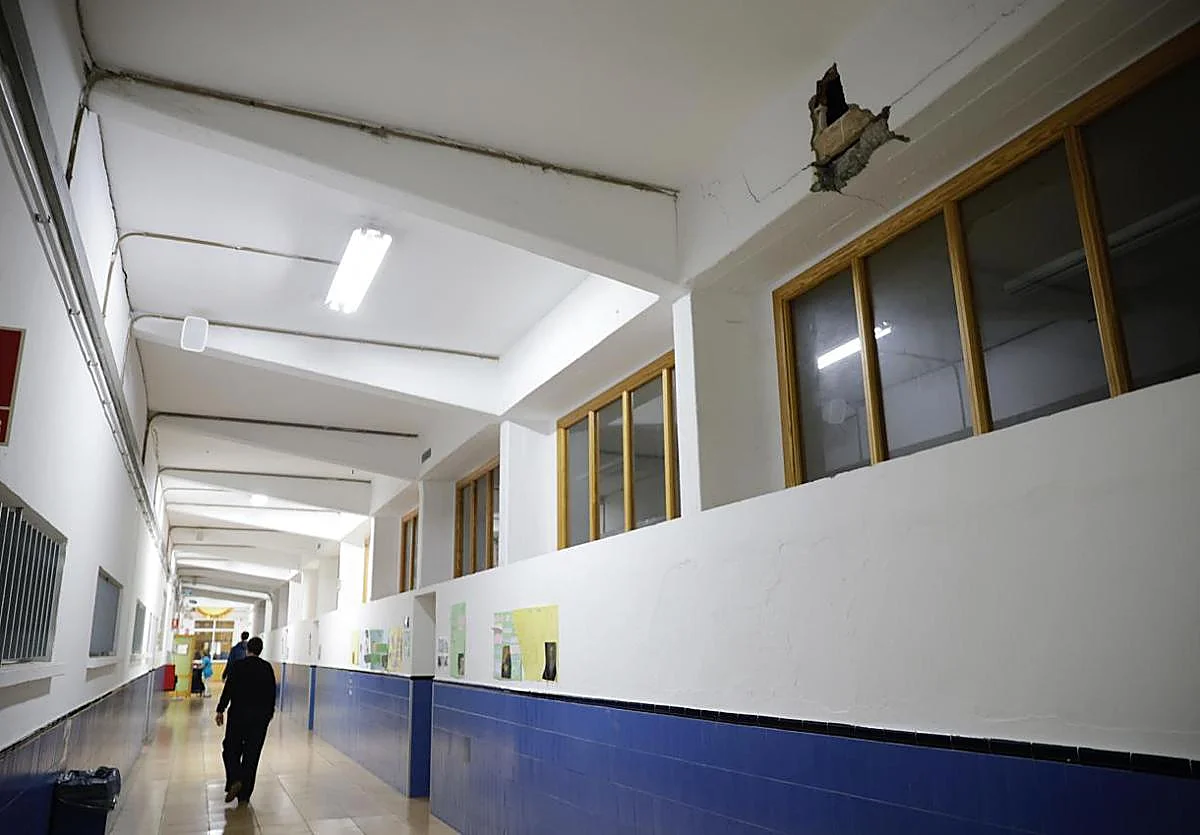 Daños en el instituto Martiricos que afectan a la «estabilidad y seguridad»