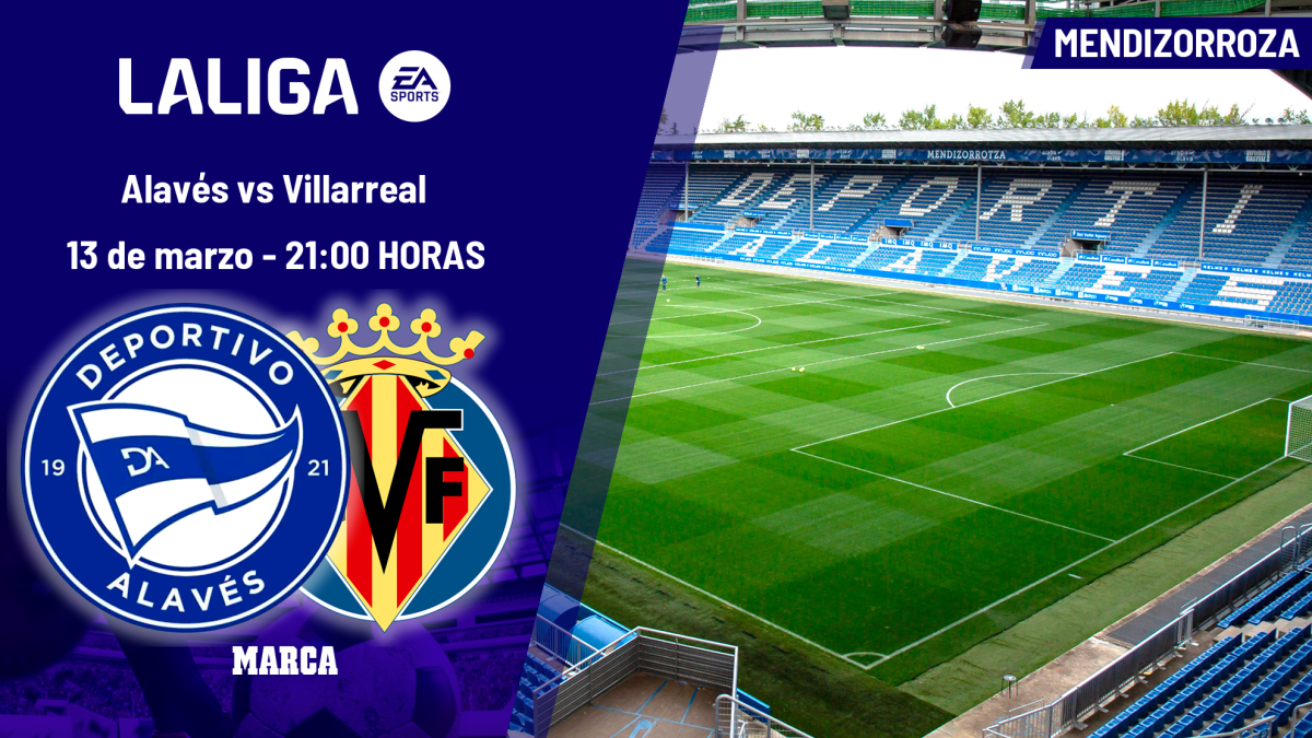 Alavés - Villarreal: horario, dónde ver en TV y canal del partido de LaLiga EA Sports