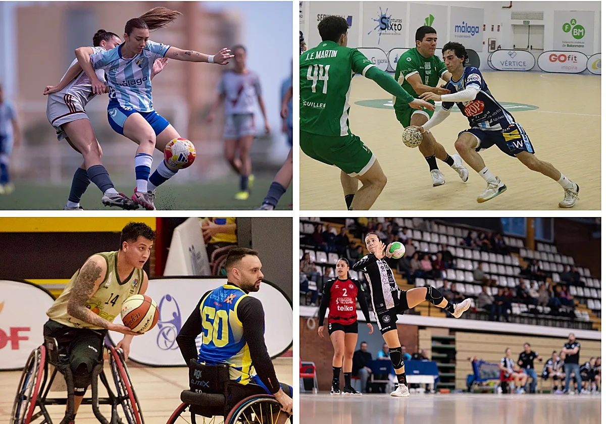 Polideportivo malagueño: Jornada repleta de compromisos a domicilio