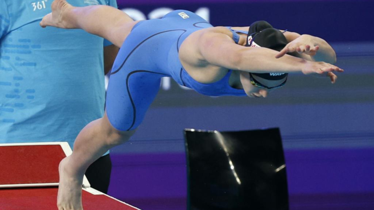 María Daza bate el récord de España de 100 libre