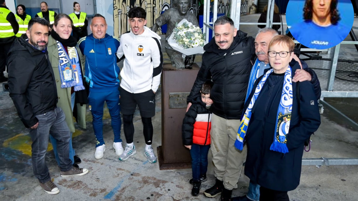 Diego López y Santi Cazorla encabezan un emotivo homenaje a Armando Barbón en el Carlos Tartiere