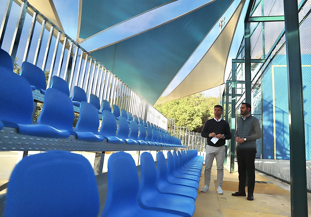 Marbella culmina la mejora de la pista de frontenis del polideportivo Paco Cantos