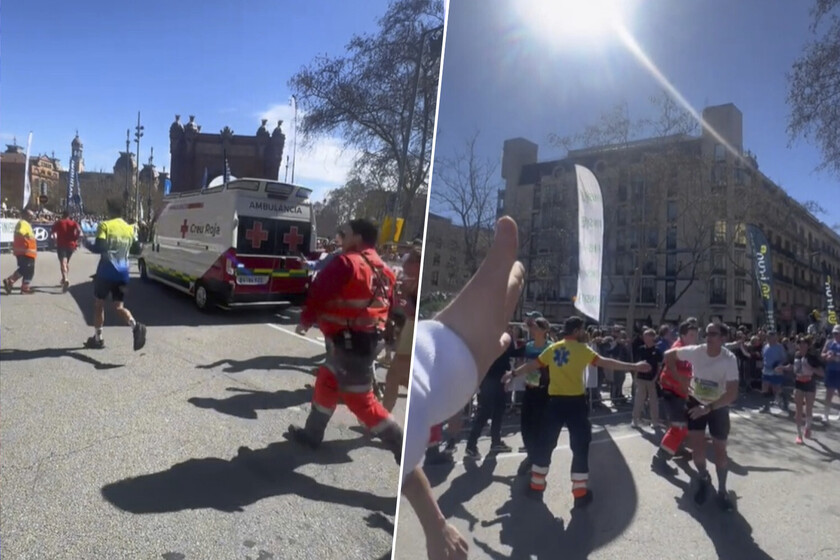 Barcelona ha mostrado hasta dónde llega la fiebre 'runner': amateurs estorbando una ambulancia para arañar unos segundos