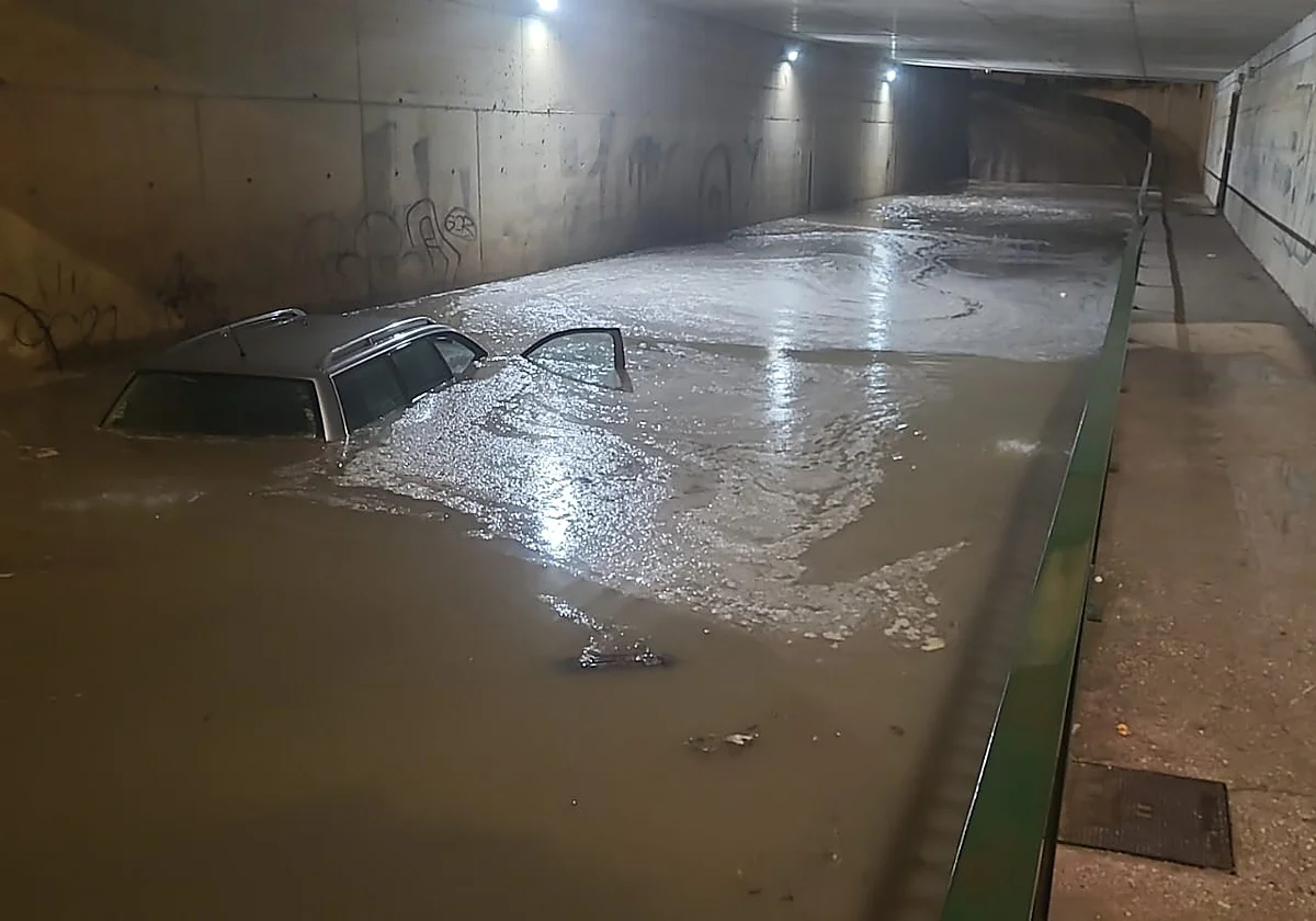 Alerta amarilla en Málaga: una tromba hiperlocal en Cártama y cerca de 40 litros en Málaga