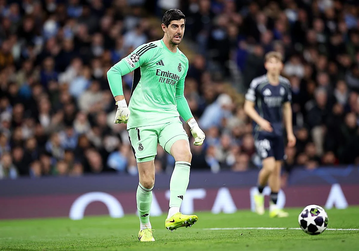 Courtois, seis semanas de baja por una lesión muscular
