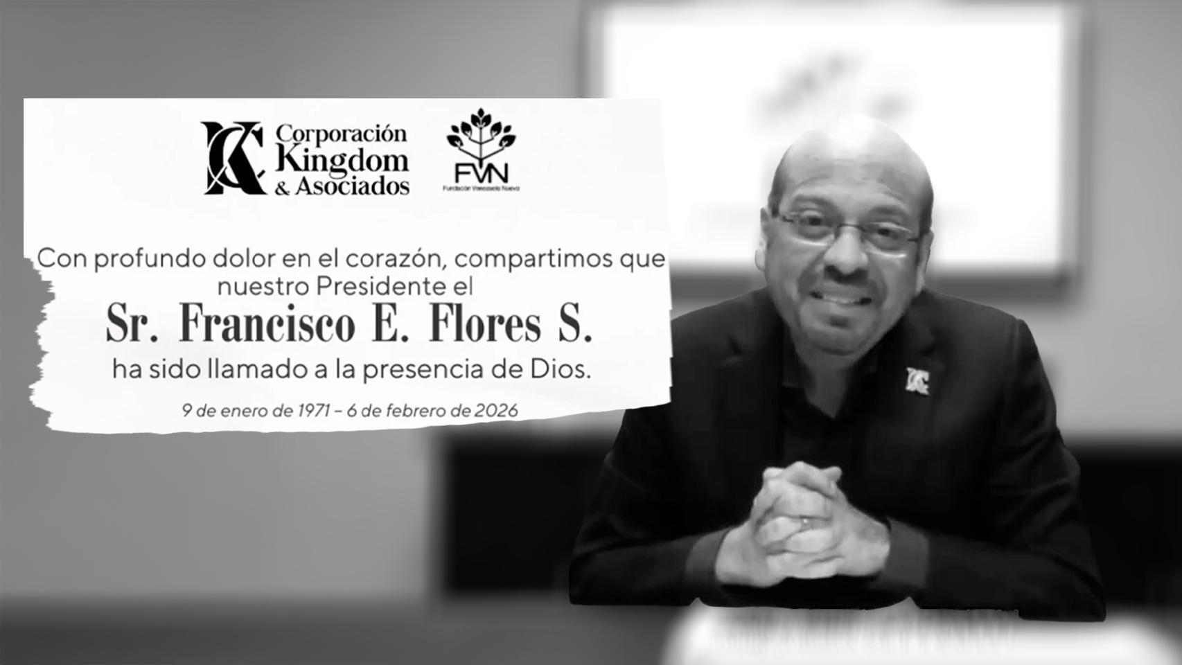 El grupo de Francisco Flores, investigado por el sobre que Aldama liga al PSOE, anuncia su muerte a los 55: "Ha sido llamado a presencia de Dios"