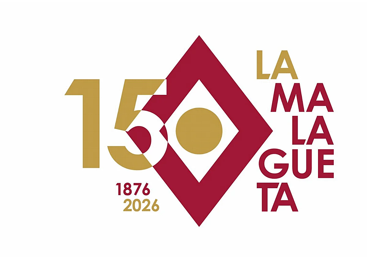 Este es el logotipo del 150º aniversario de la plaza de La Malagueta