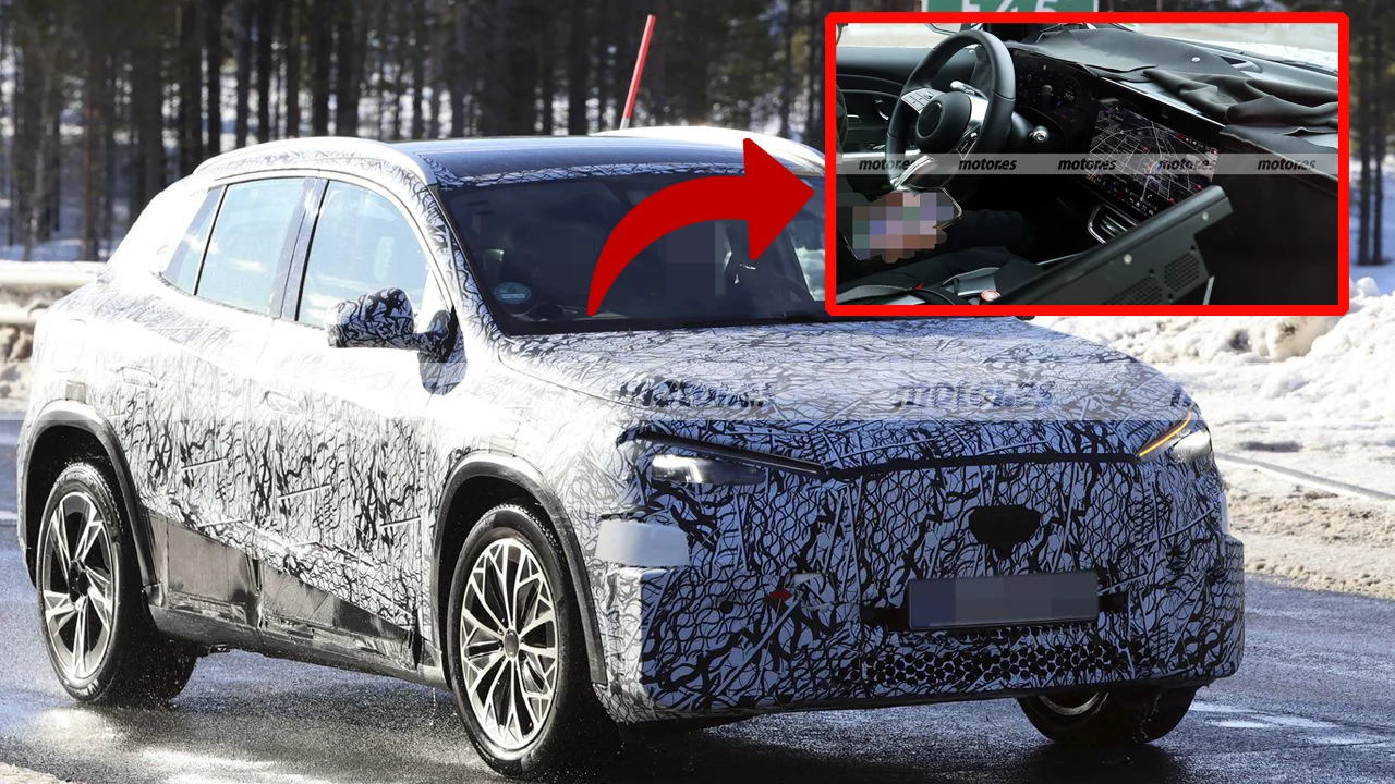 El esperado Mercedes GLA 2027 se deja ver por dentro y por fuera en sus últimas pruebas