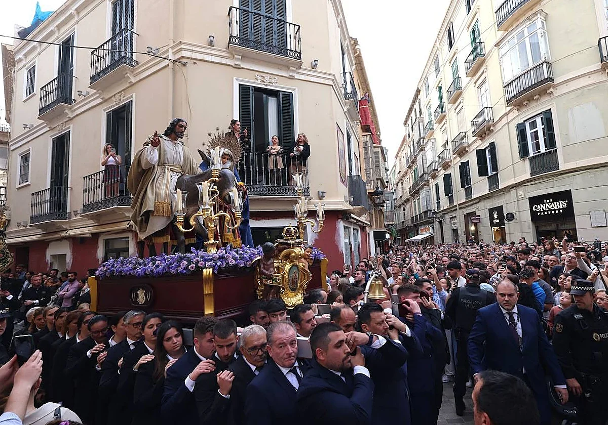 Procesiones y traslados del último fin de semana de Cuaresma en Málaga