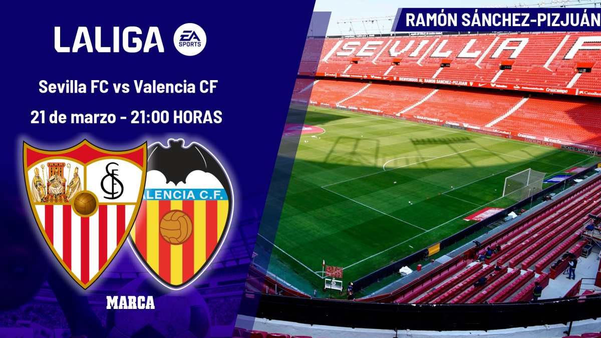 Sevilla - Valencia: horario, dónde ver en TV y canal del partido de LaLiga EA Sports