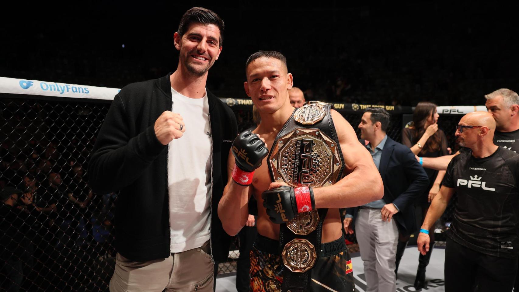 Los hermanos Van Steenis y Franco Tenaglia reinan en la gran noche de PFL en España frente a medio Real Madrid