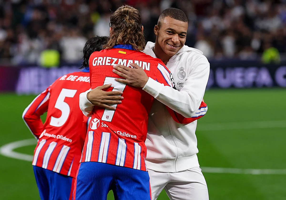 Mbappé y Griezmann, pelea de gallos en el Bernabéu