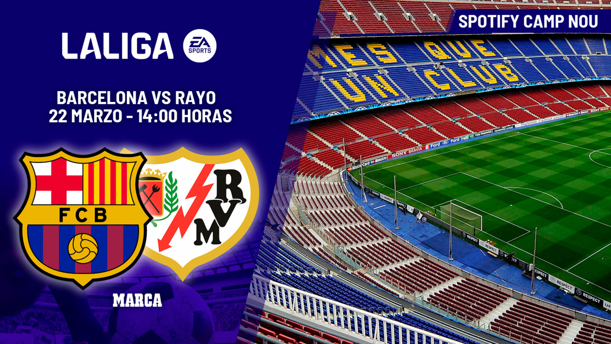 Barcelona - Rayo Vallecano: horario y dónde ver en TV el partido de la jornada 29 de LaLiga EA Sports
