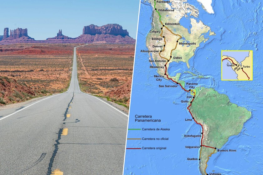 La carretera más larga del mundo lleva 50 años incompleta: los 106 kilómetros de selva que ningún país ha podido asfaltar