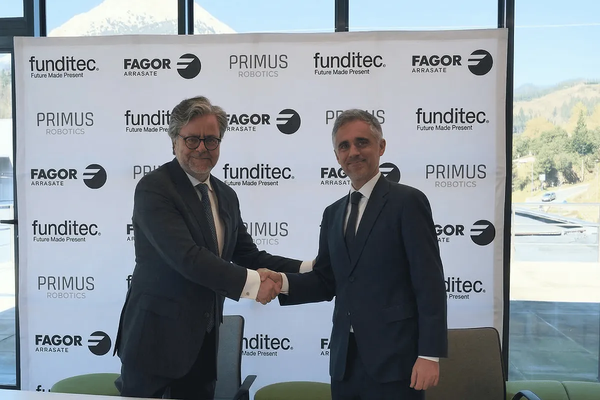 Funditec y Fagor Arrasate crean Primus Robotics para fabricar robots humanoides industriales en España