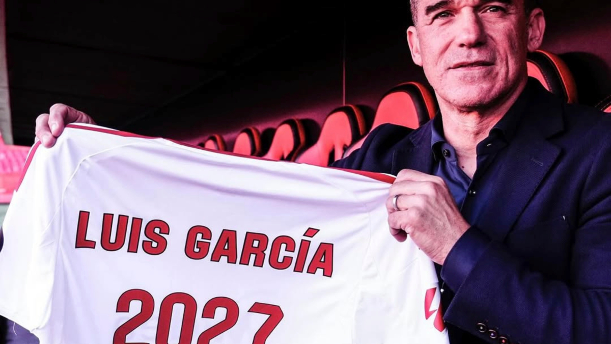 El staff de Luis García Plaza en el Sevilla