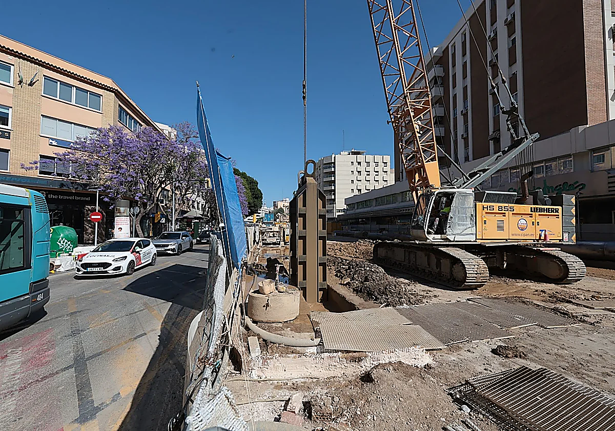 Malaga metro: final extension section to Hospital Civil is now under way