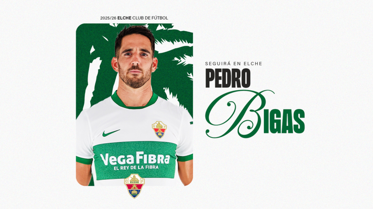 Pedro Bigas seguirá liderando al Elche hasta 2027