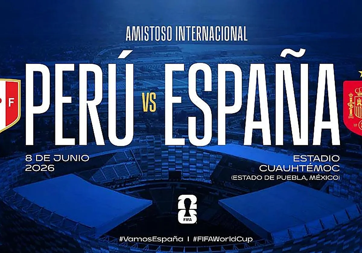 España disputará ante Perú en Puebla su último partido antes del Mundial