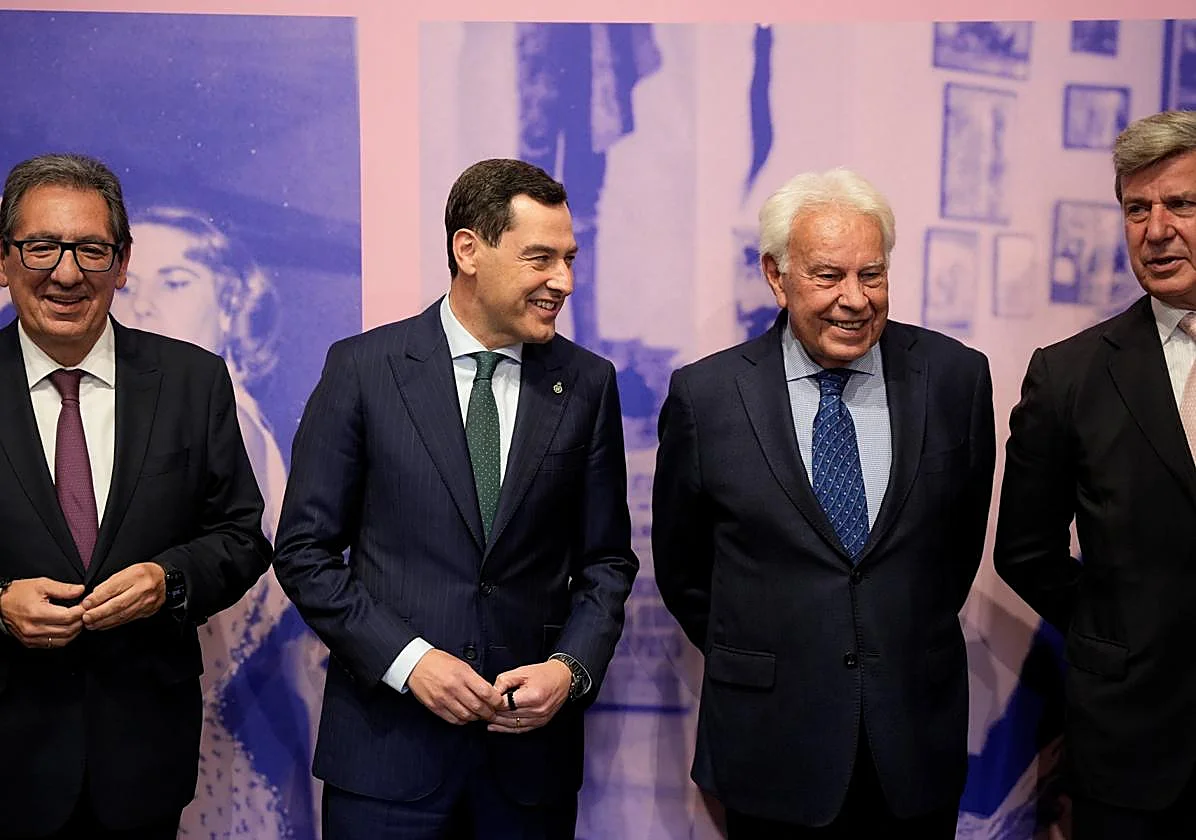 Juanma y Felipe, en el centenario de Cayetana