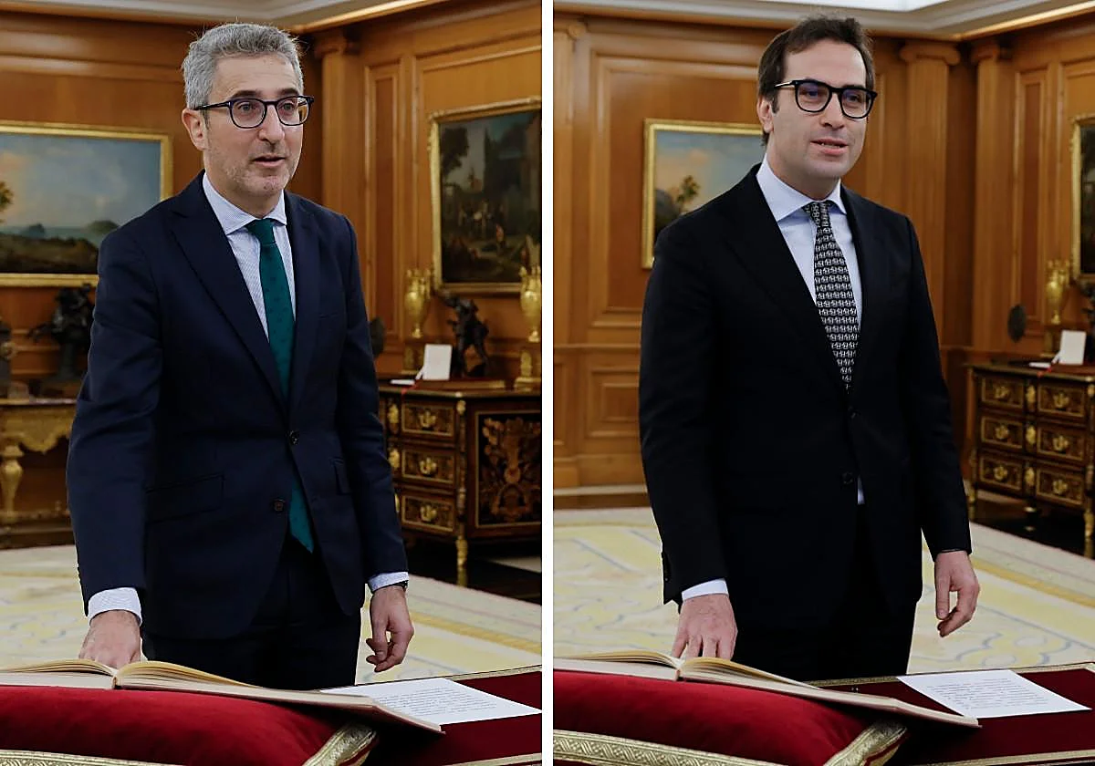 Cuerpo y Arcadi España, los nuevos rostros del Gobierno, prometen ya sus nuevos cargos