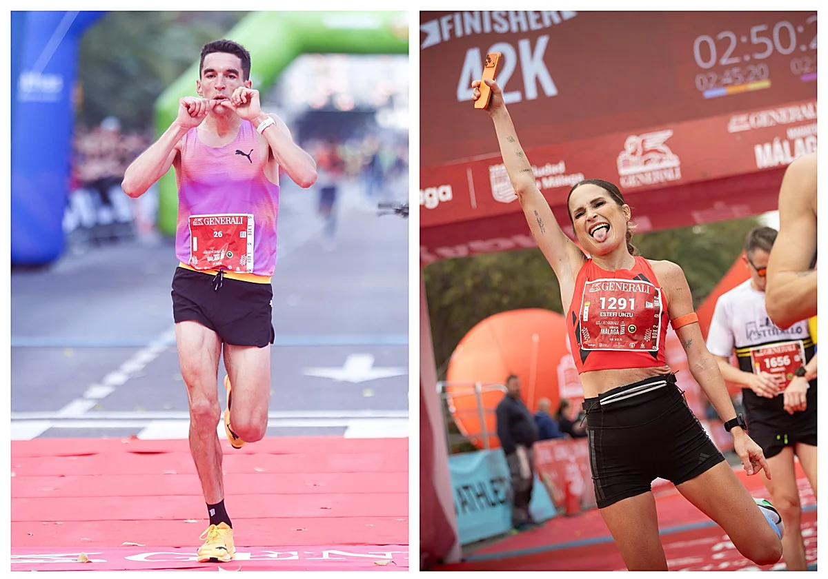 Un olímpico y una 'influencer', los mejores españoles del Generali Maratón de Málaga