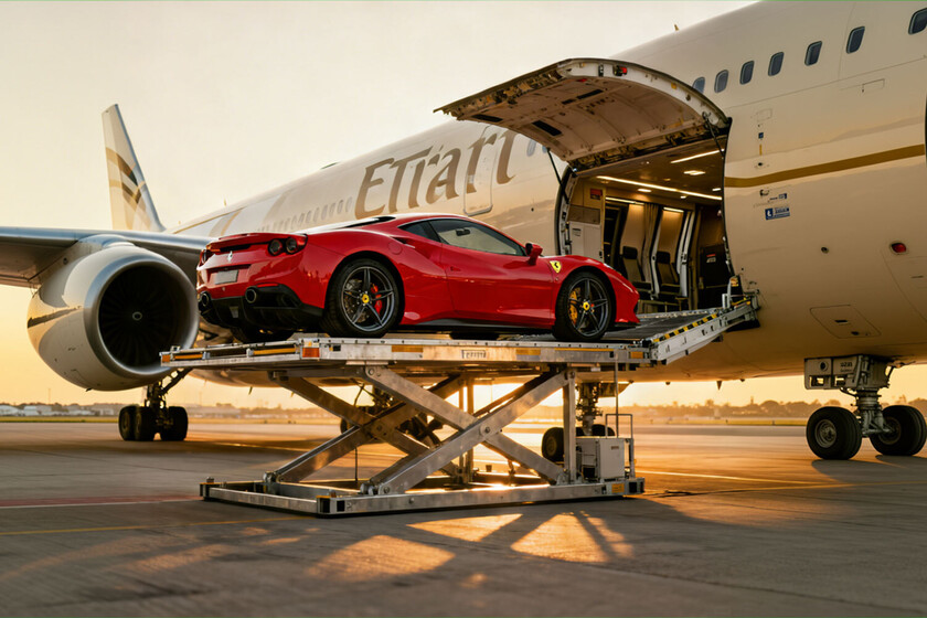 Los Ferrari y Lamborghini están paralizados en Sri Lanka por el cierre de Ormuz. Solución de los jeques: pagarles un avión