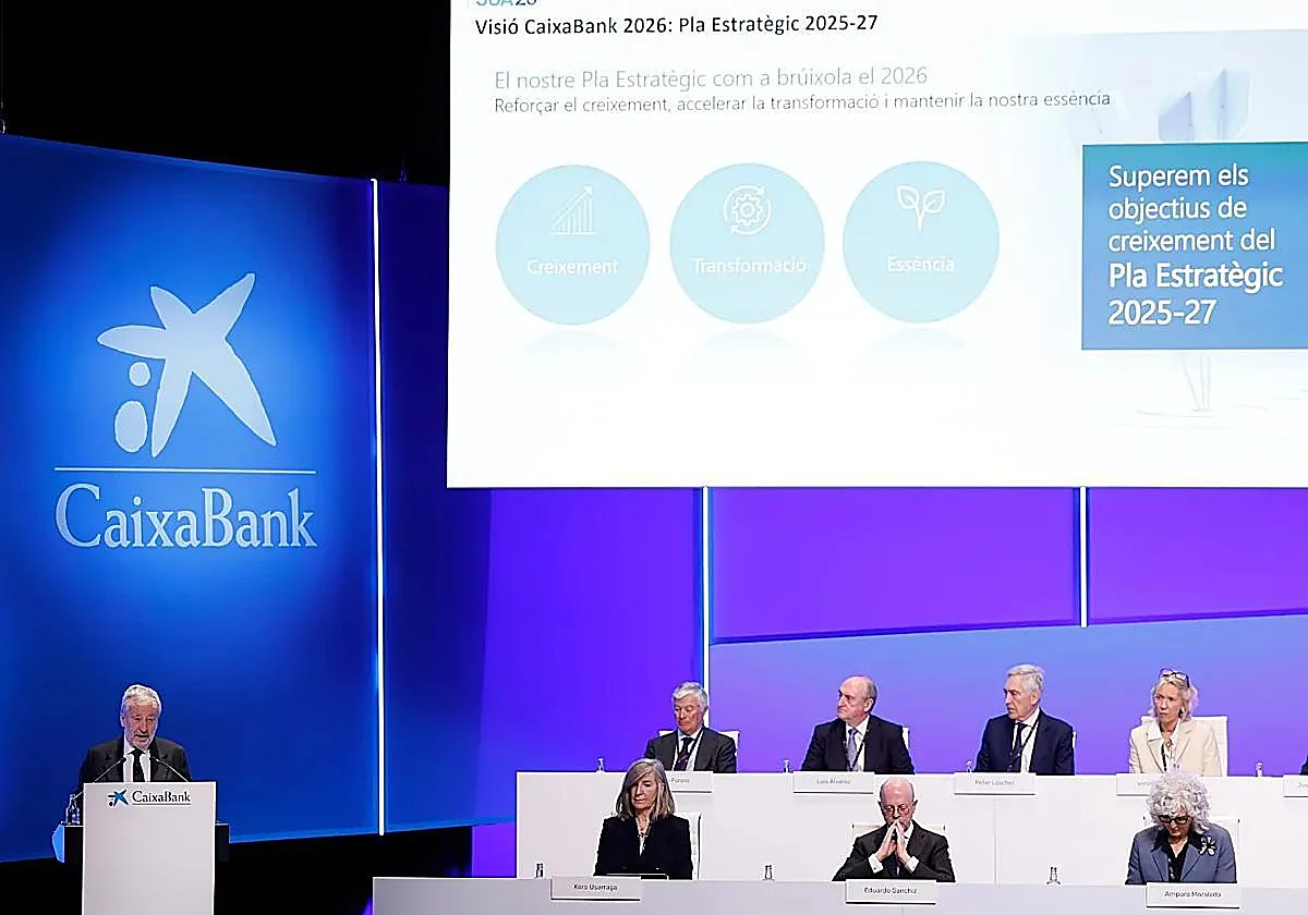 CaixaBank mejora sus previsiones pese a la incertidumbre por el conflicto bélico