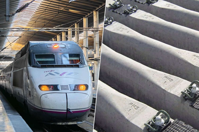El AVE Madrid-Barcelona llegará a la velocidad pico de 350 km/h. Y lo hará gracias a nuevas traviesas de diseño español
