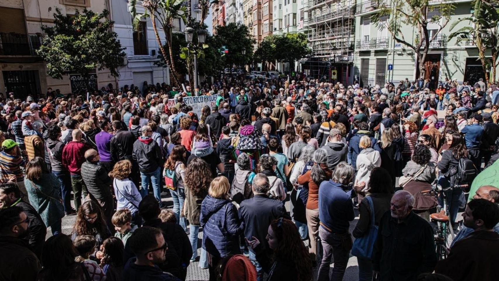 El barrio de Ruzafa de Valencia grita en contra de los pisos turísticos: "La gente no puede pagar los alquileres cada mes"