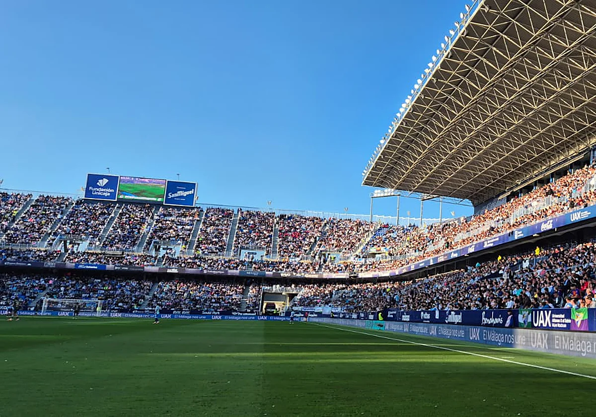 Récord en La Rosaleda y en toda la Segunda División esta campaña: ¡27.999 espectadores!