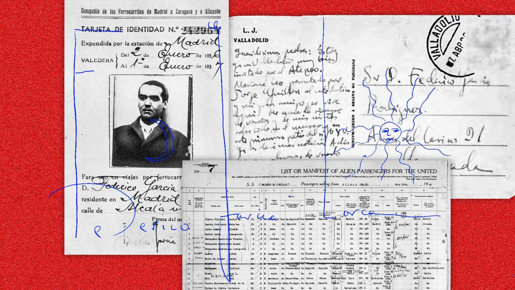 Lorca habla a su familia de EE. UU.: "Este país mecánico parece que está hecho para que vivan los tontos"