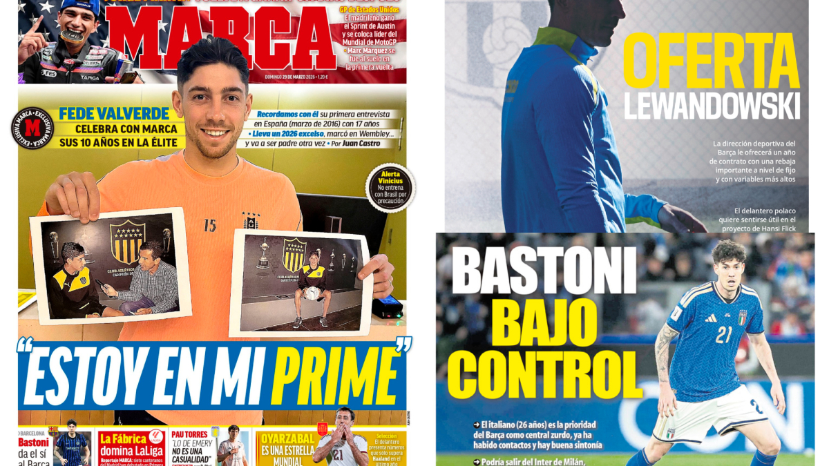 Fede Valverde lo reconoce en MARCA