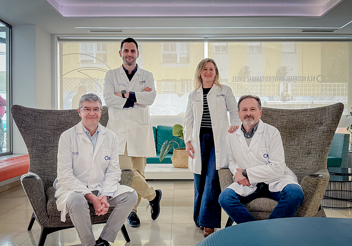 El Hospital Universitario El Ángel aplica con éxito un innovador protocolo para tratar una hernia abdominal compleja