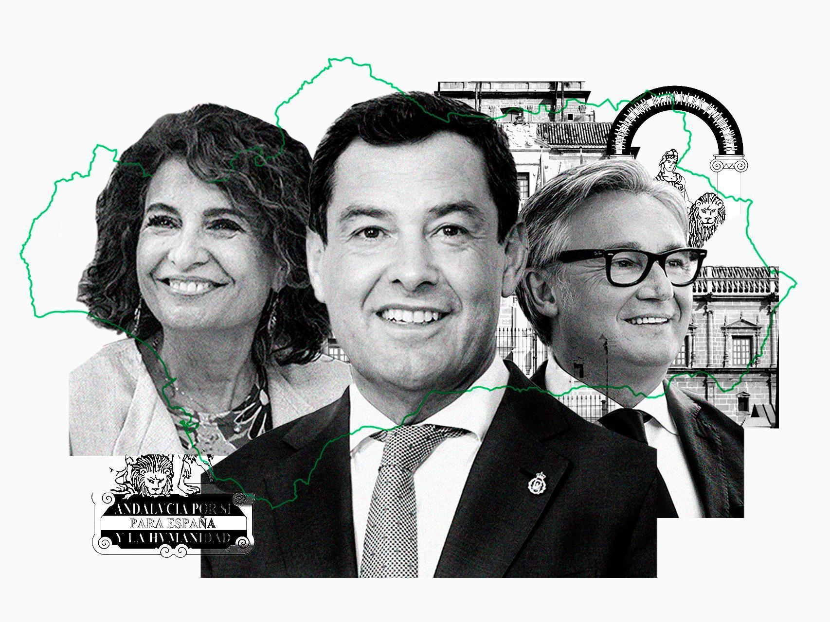 Juanma Moreno mantendría hoy una ajustada mayoría absoluta, pero María Jesús Montero hundiría más al PSOE